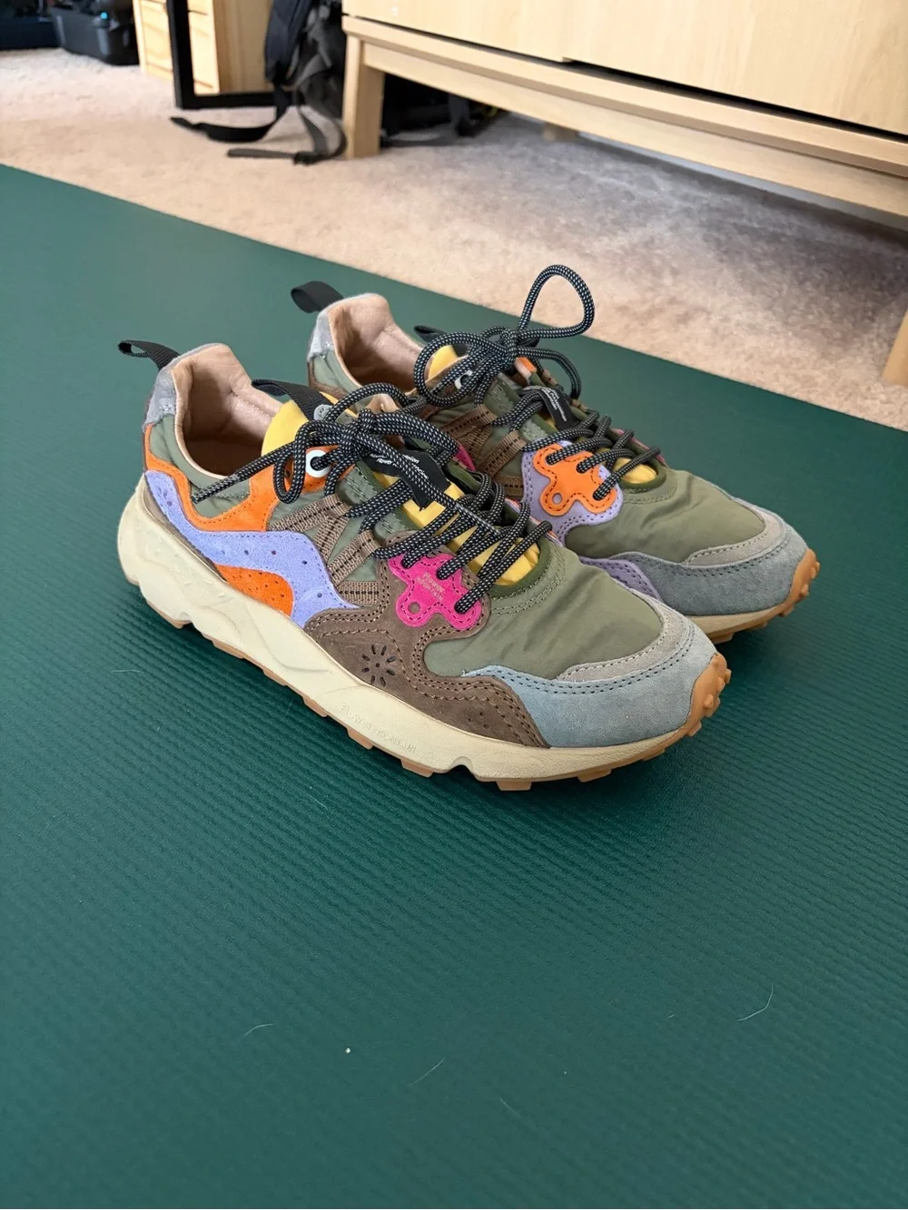 Flower Mountain Multi-Color Stylish Athletic Sneakers